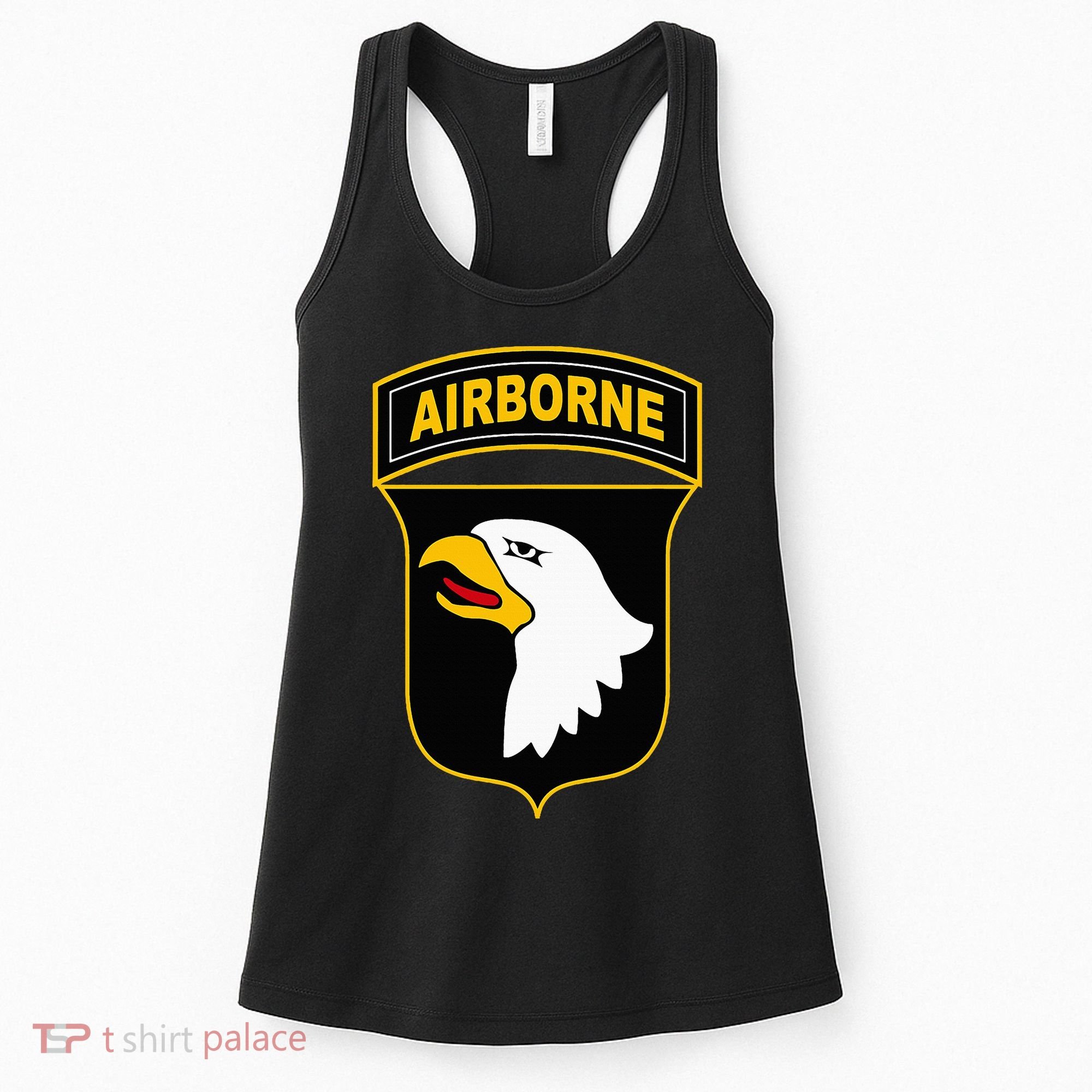 101st Airborne Division Military Veteran American Eagle Army Women's Tank Top