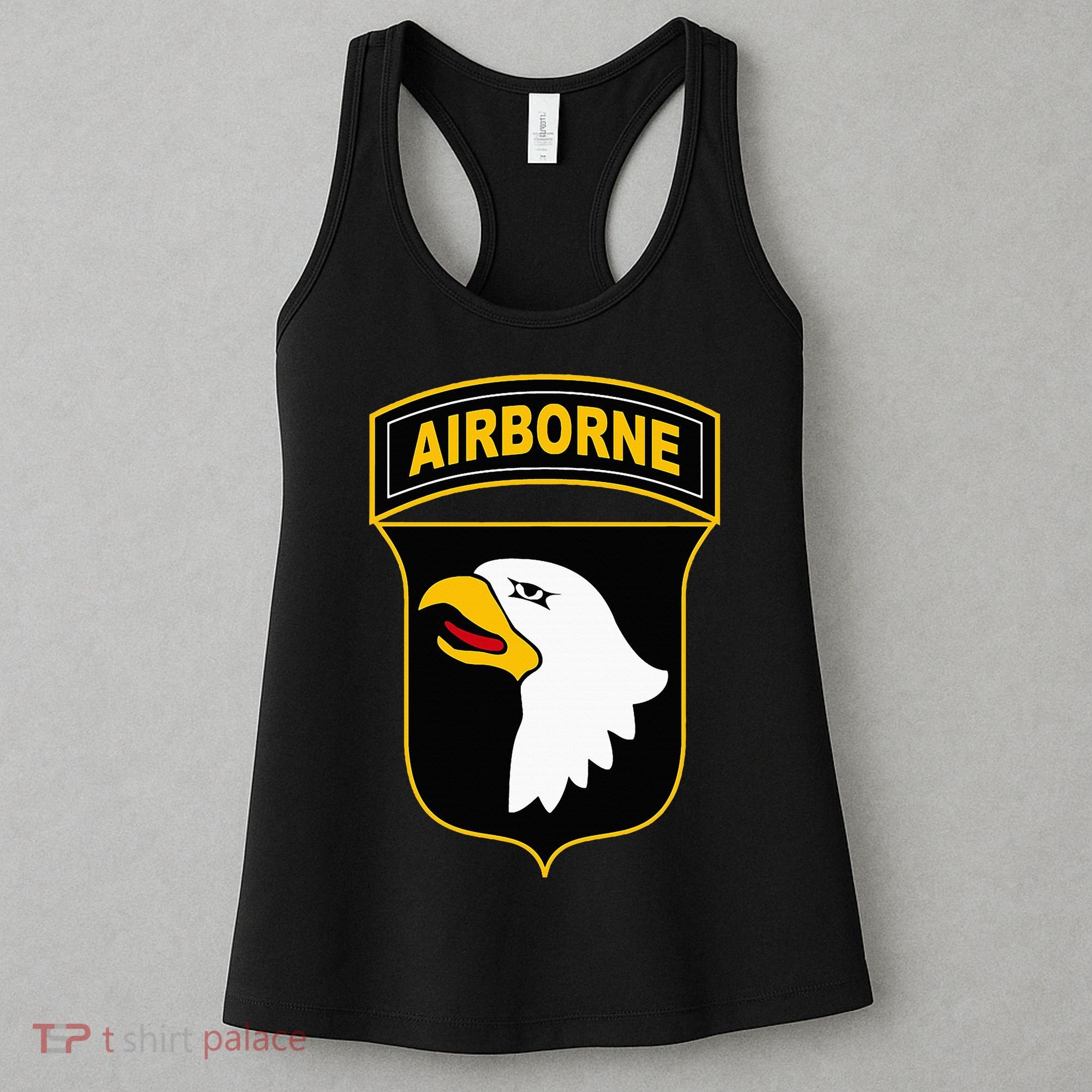 101st Airborne Division Military Veteran American Eagle Army Women's Tank Top