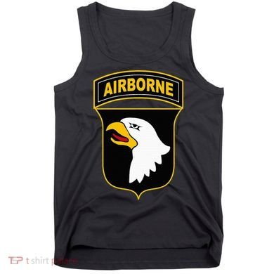 101st Airborne Division Military Veteran American Eagle Army Tank Top