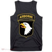 101st Airborne Division Military Veteran American Eagle Army Tank Top thumb 0