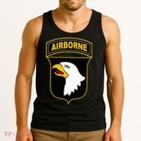 101st Airborne Division Military Veteran American Eagle Army Tank Top thumb 3