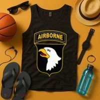 101st Airborne Division Military Veteran American Eagle Army Tank Top thumb 4