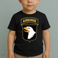 101st Airborne Division Military Veteran American Eagle Army Toddler T-Shirt thumb 2