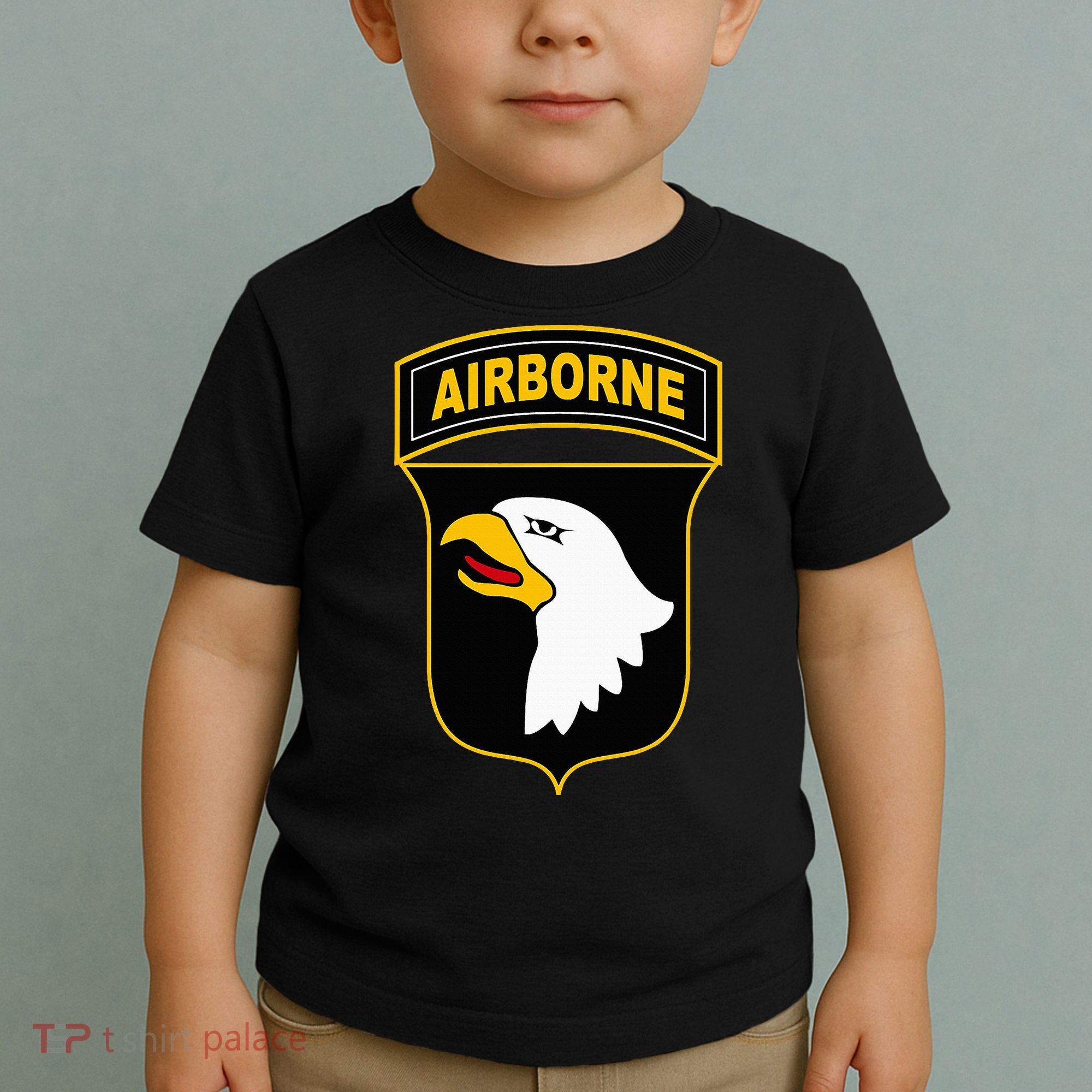 101st Airborne Division Military Veteran American Eagle Army Toddler T-Shirt