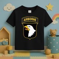101st Airborne Division Military Veteran American Eagle Army Toddler T-Shirt thumb 3