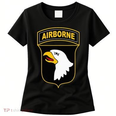 101st Airborne Division Military Veteran American Eagle Army Women's T-Shirt