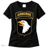 101st Airborne Division Military Veteran American Eagle Army Women's T-Shirt thumb 0