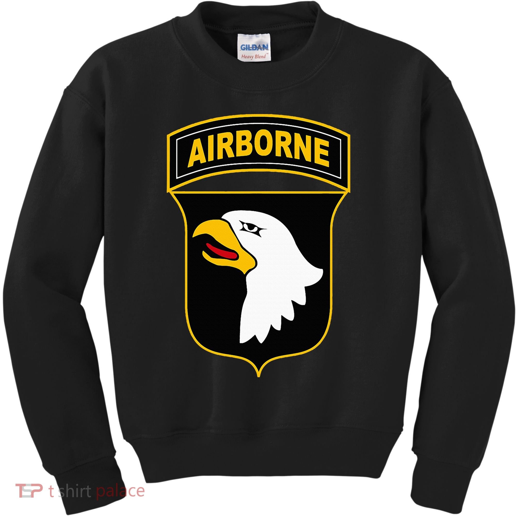 101st Airborne Division Military Veteran American Eagle Army Kids Sweatshirt