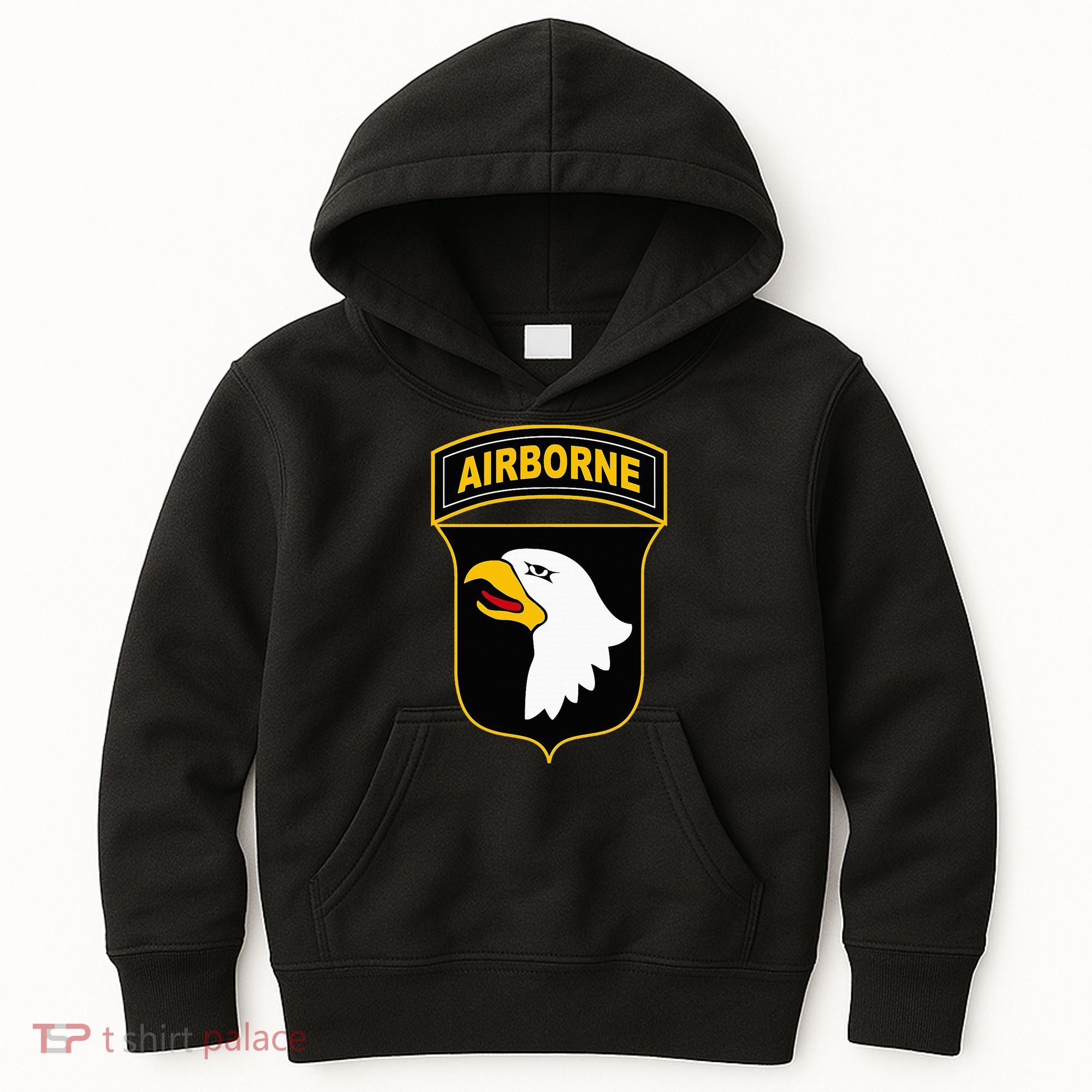 101st Airborne Division Military Veteran American Eagle Army Kids Hoodie