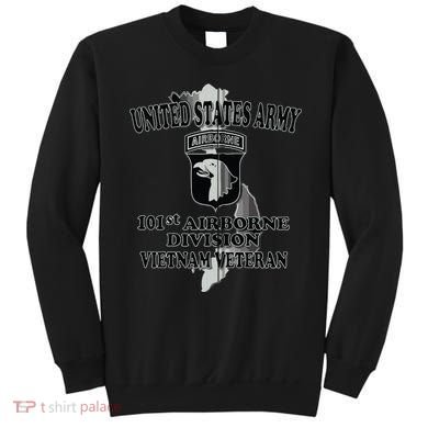 101st Airborne Division Vietnam Veteran Zip Hoodie Sweatshirt