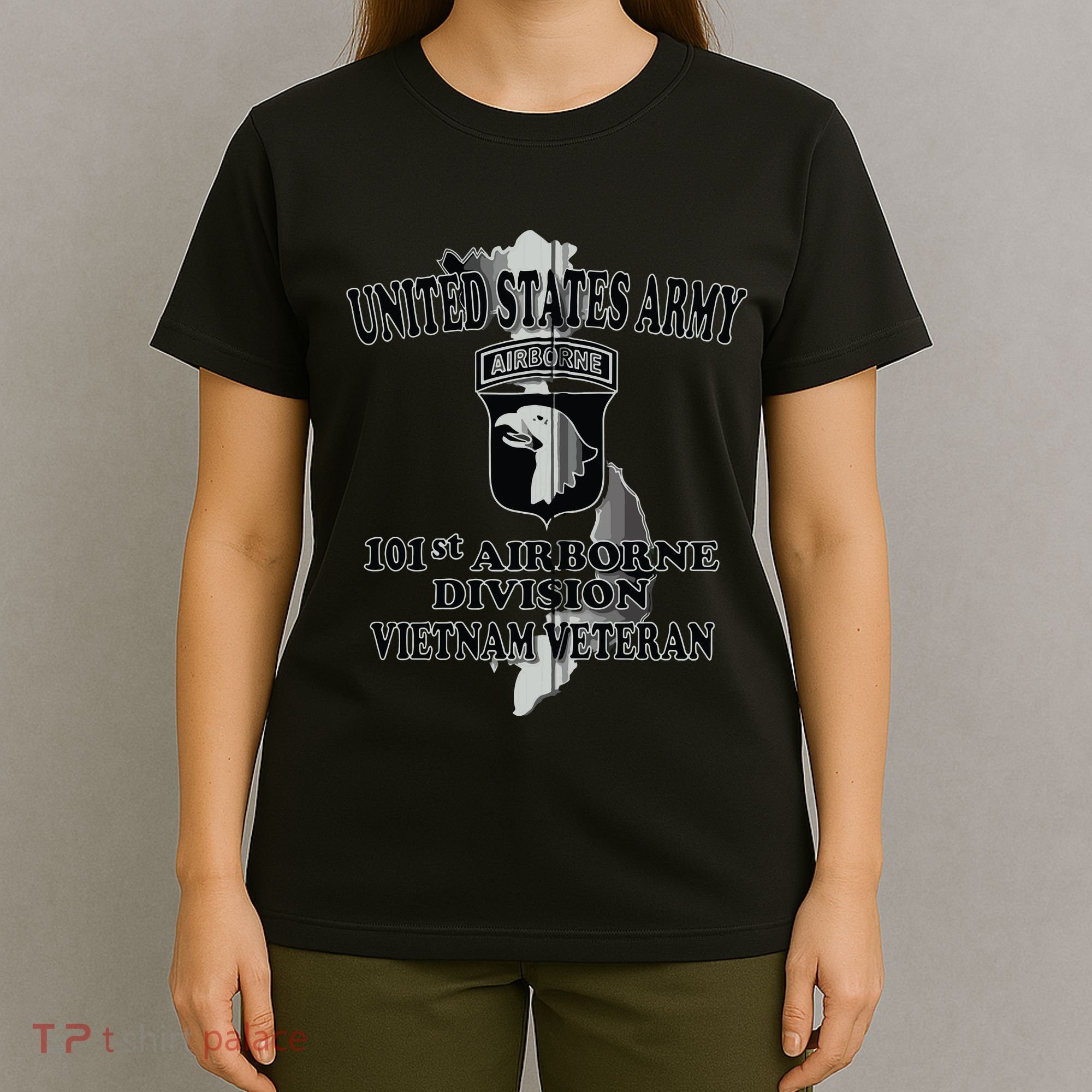 101st Airborne Division Vietnam Veteran Zip Hoodie T-Shirt
