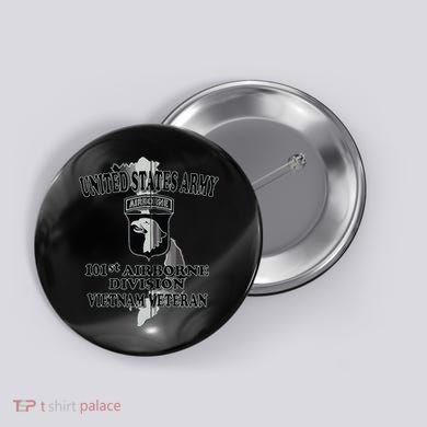 101st Airborne Division Vietnam Veteran Zip Hoodie Button