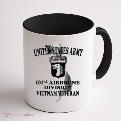 101st Airborne Division Vietnam Veteran Zip Hoodie Coffee Mug back
