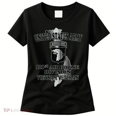 101st Airborne Division Vietnam Veteran Zip Hoodie Women's T-Shirt