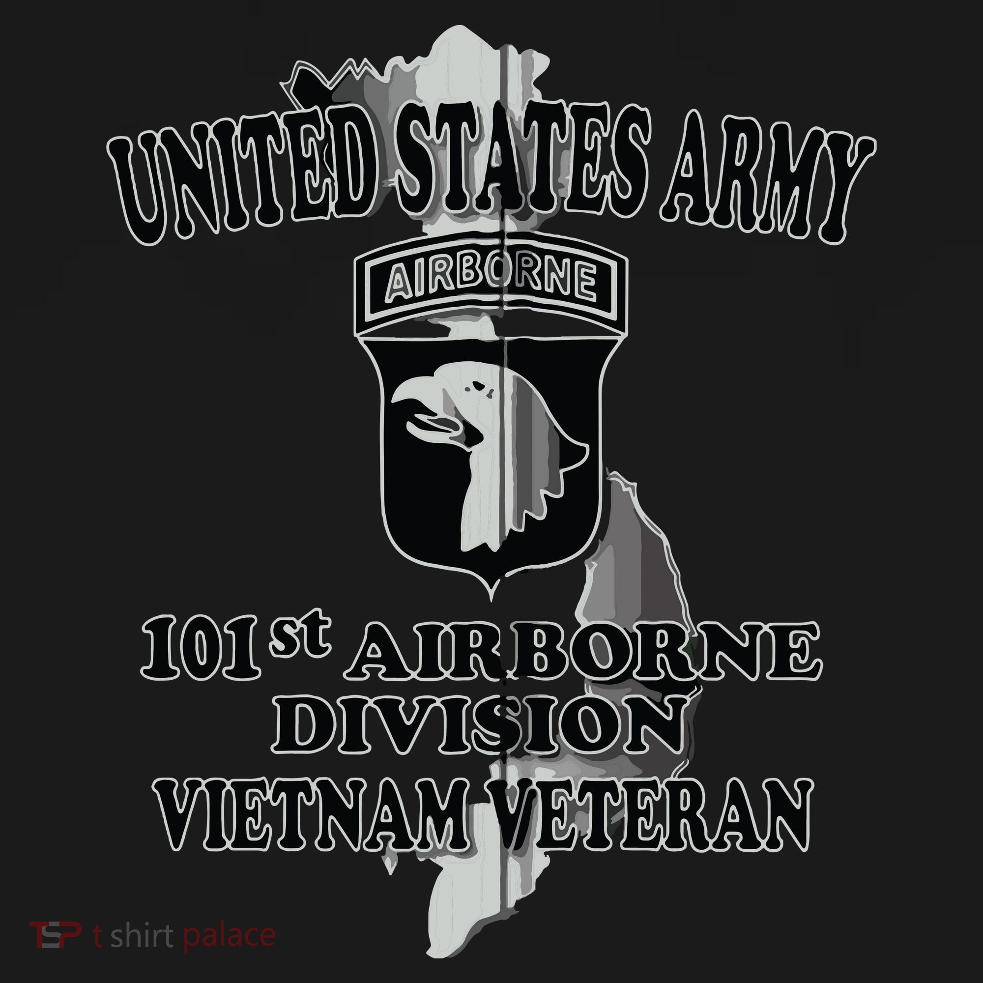 101st Airborne Division Vietnam Veteran Zip Hoodie Kids Sweatshirt