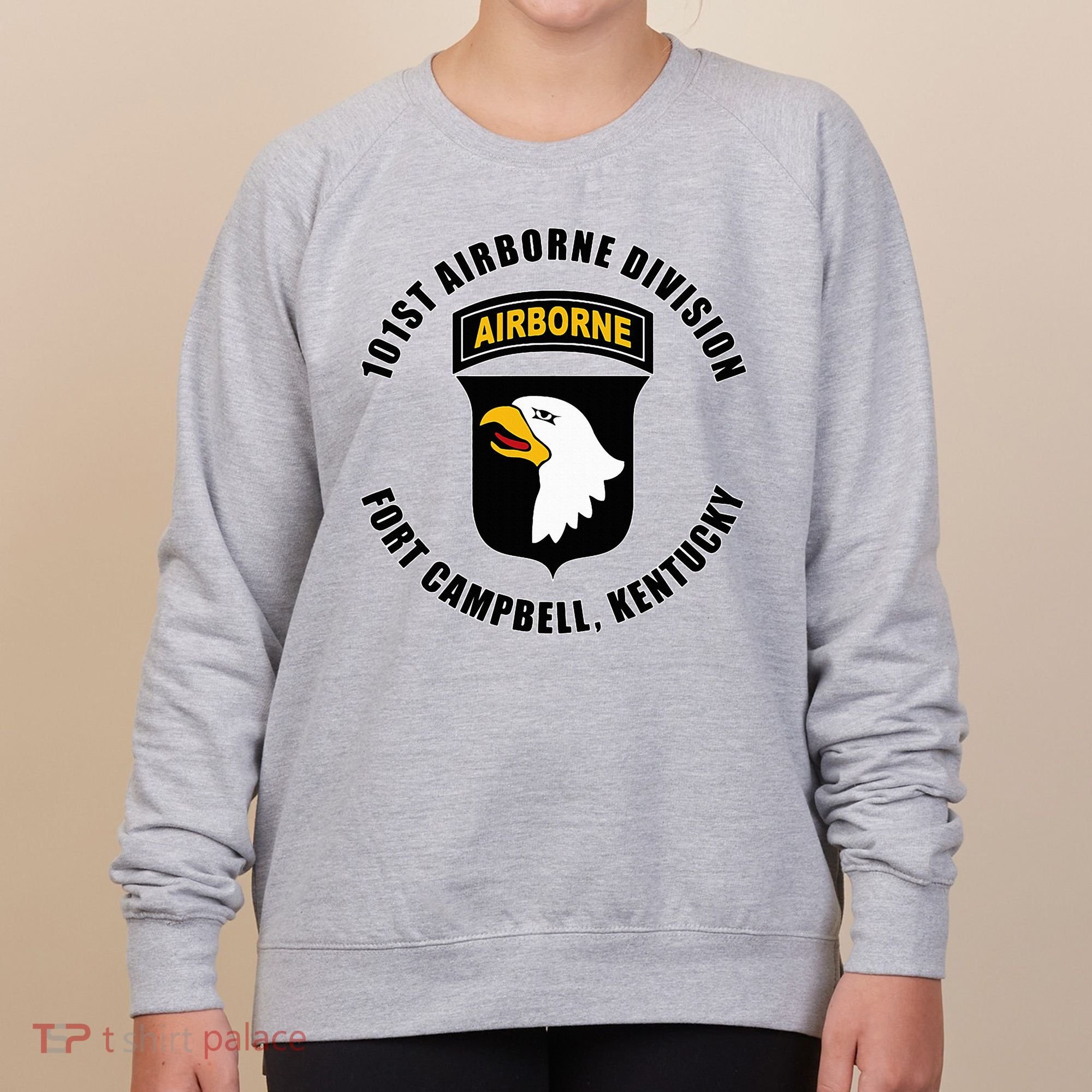 101st Airborne Division Fort Campbell Kentucky Emblem Women's Sweatshirt