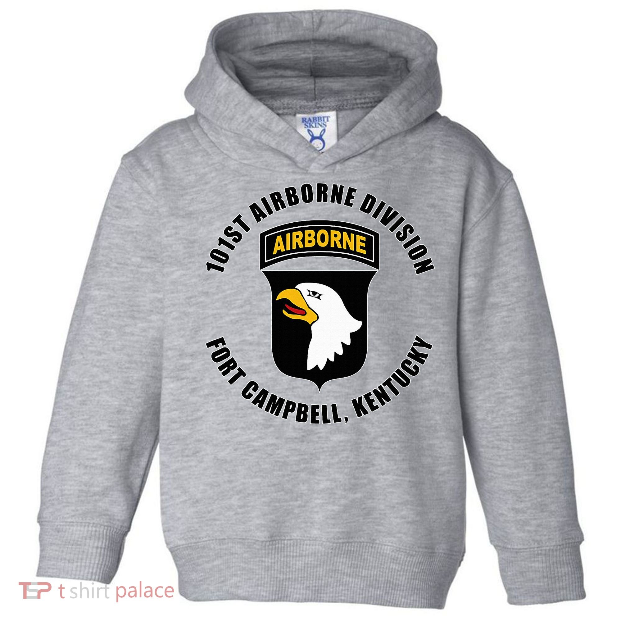 101st Airborne Division Fort Campbell Kentucky Emblem Toddler Hoodie