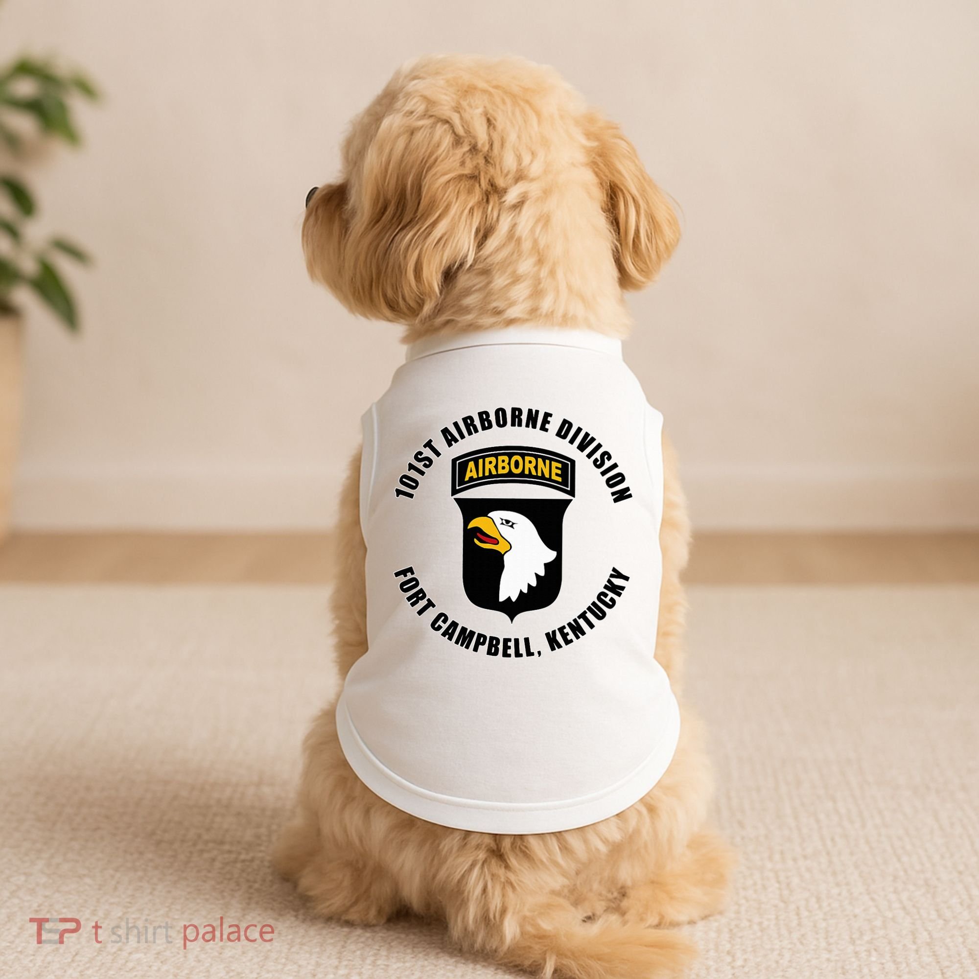 101st Airborne Division Fort Campbell Kentucky Emblem Doggie Tank