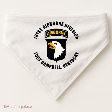 101st Airborne Division Fort Campbell Kentucky Emblem USA-Made Doggie Bandana
