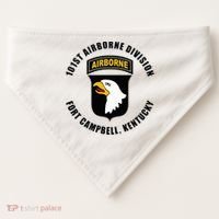 101st Airborne Division Fort Campbell Kentucky Emblem USA-Made Doggie Bandana thumb 0