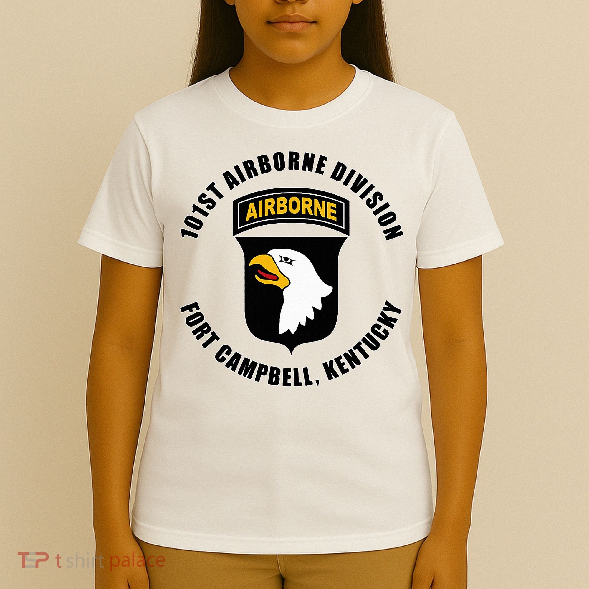 101st Airborne Division Fort Campbell Kentucky Emblem T-Shirt