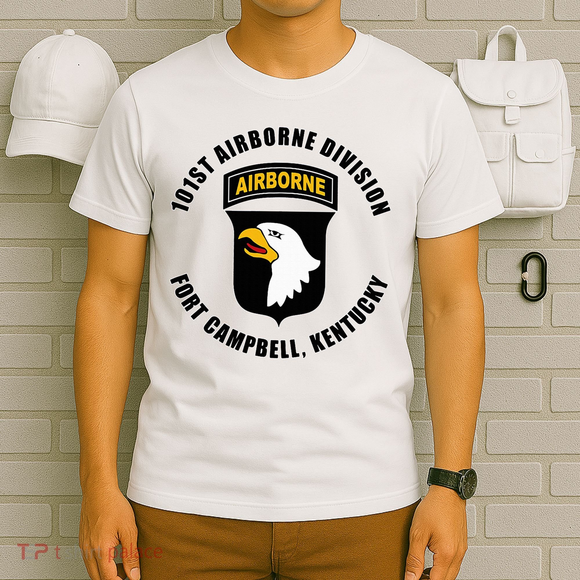 101st Airborne Division Fort Campbell Kentucky Emblem T-Shirt