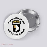 101st Airborne Division Fort Campbell Kentucky Emblem Button thumb 0