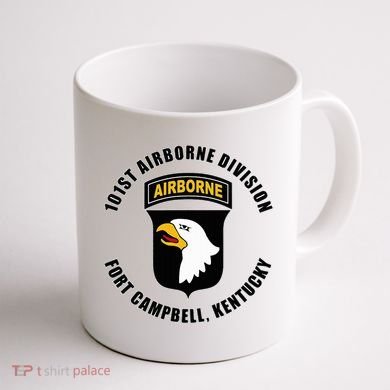 101st Airborne Division Fort Campbell Kentucky Emblem Coffee Mug back