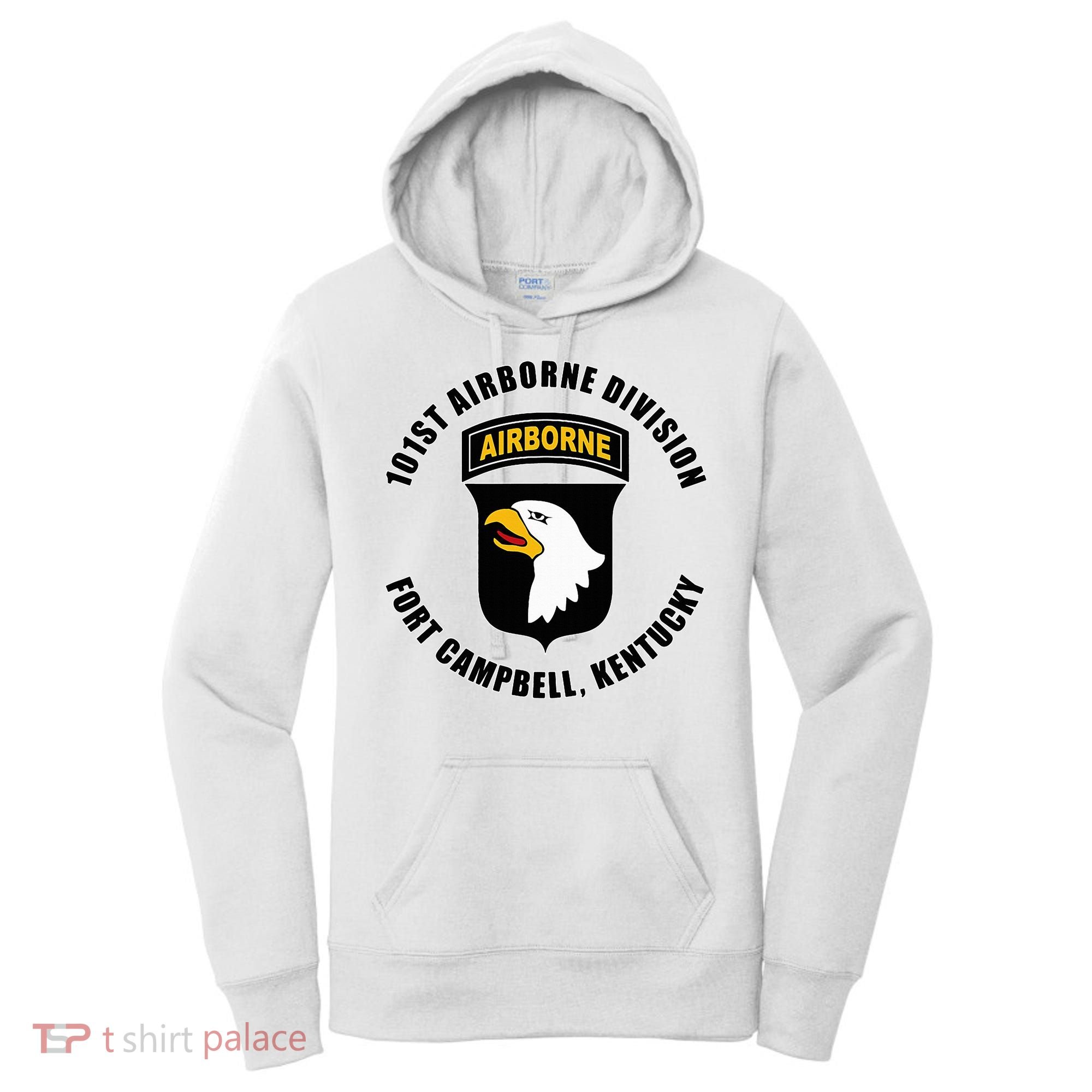 101st Airborne Division Fort Campbell Kentucky Emblem Women's Hoodie