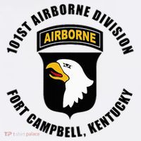 101st Airborne Division Fort Campbell Kentucky Emblem Women's Hoodie thumb 2
