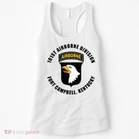101st Airborne Division Fort Campbell Kentucky Emblem Women's Tank Top thumb 0