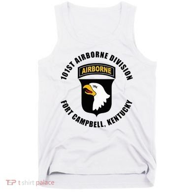 101st Airborne Division Fort Campbell Kentucky Emblem Tank Top