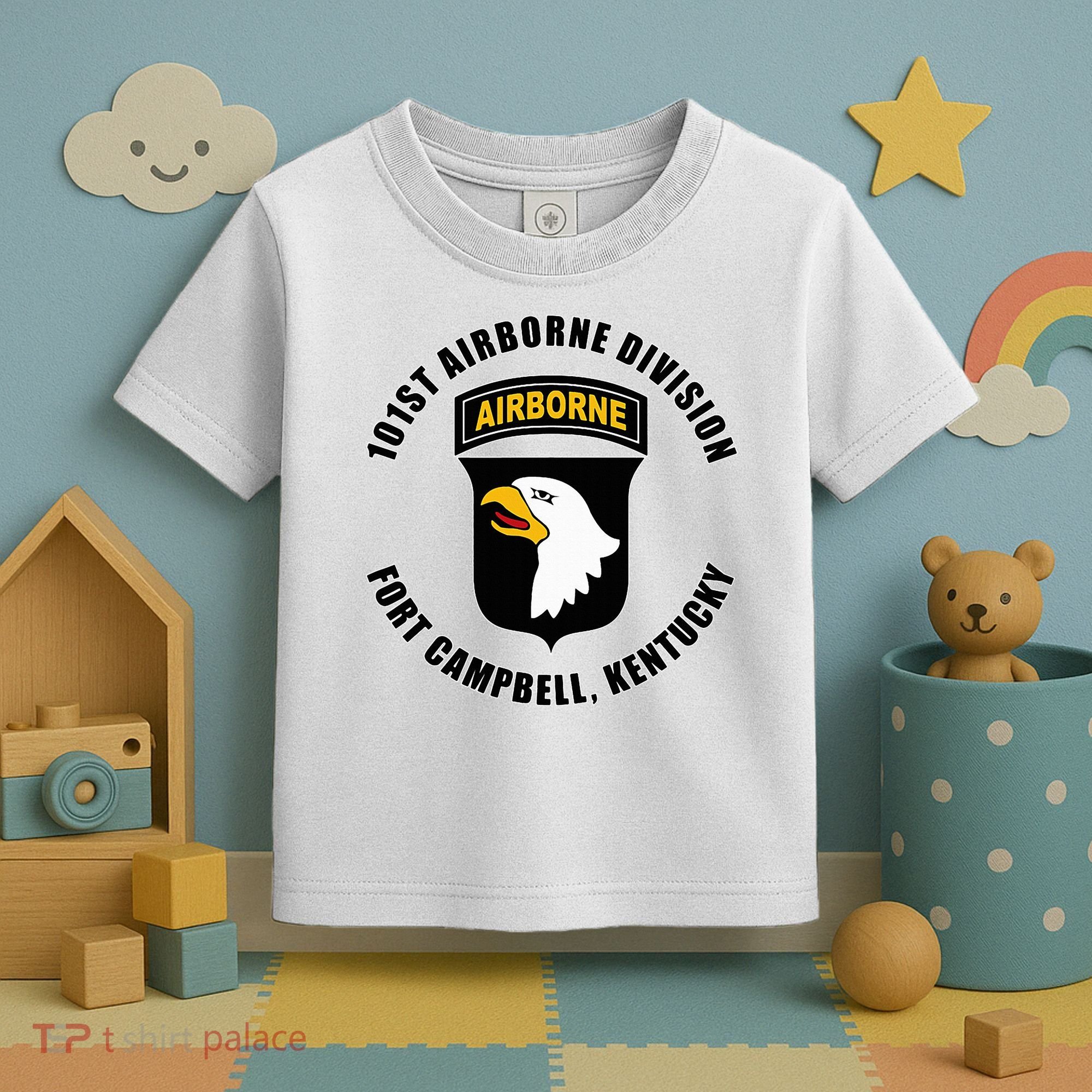 101st Airborne Division Fort Campbell Kentucky Emblem Toddler T-Shirt