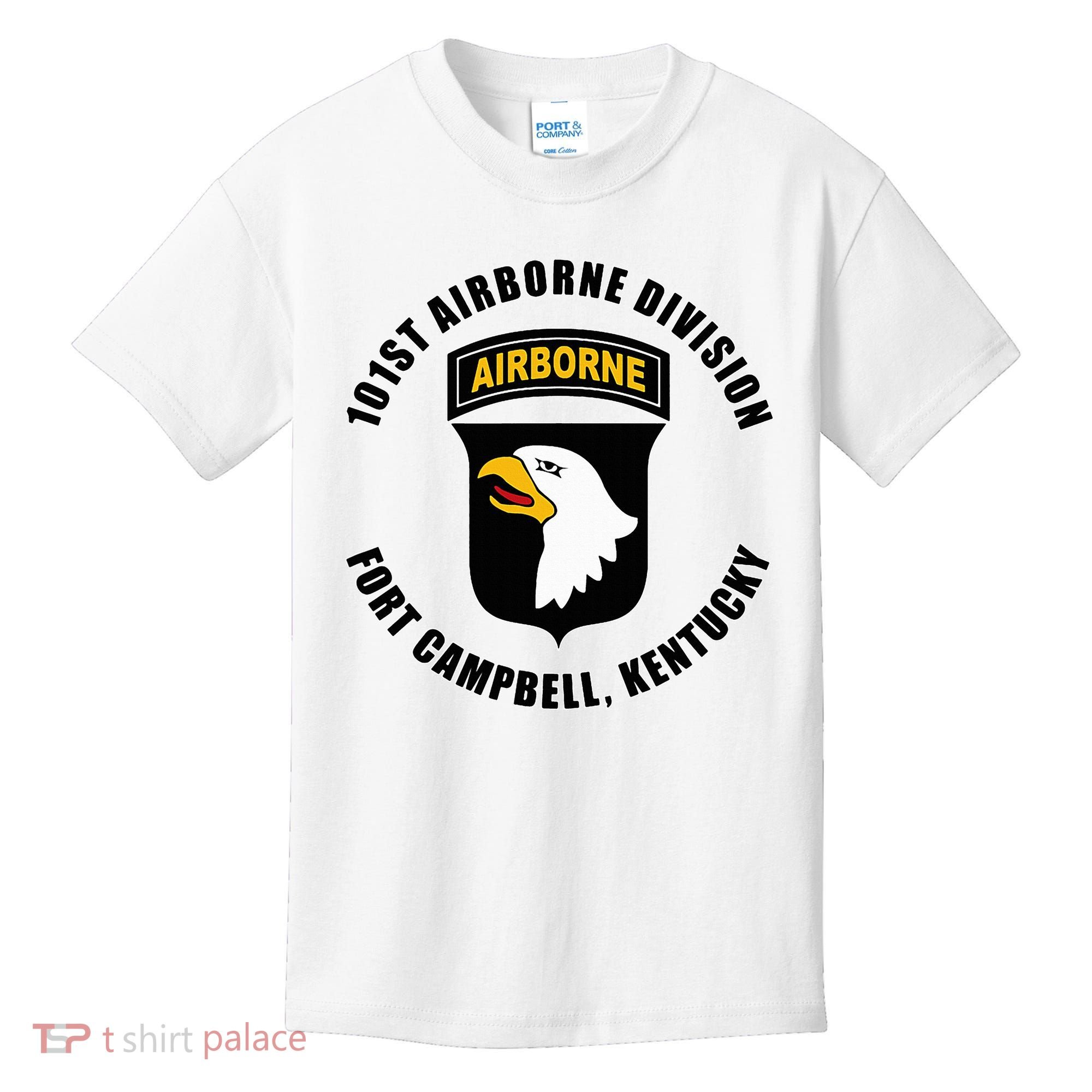 101st Airborne Division Fort Campbell Kentucky Emblem Kids T-Shirt