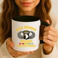 101st Airborne Division Vietnam Veteran Gift Veterans Day Gift Coffee Mug thumb 3