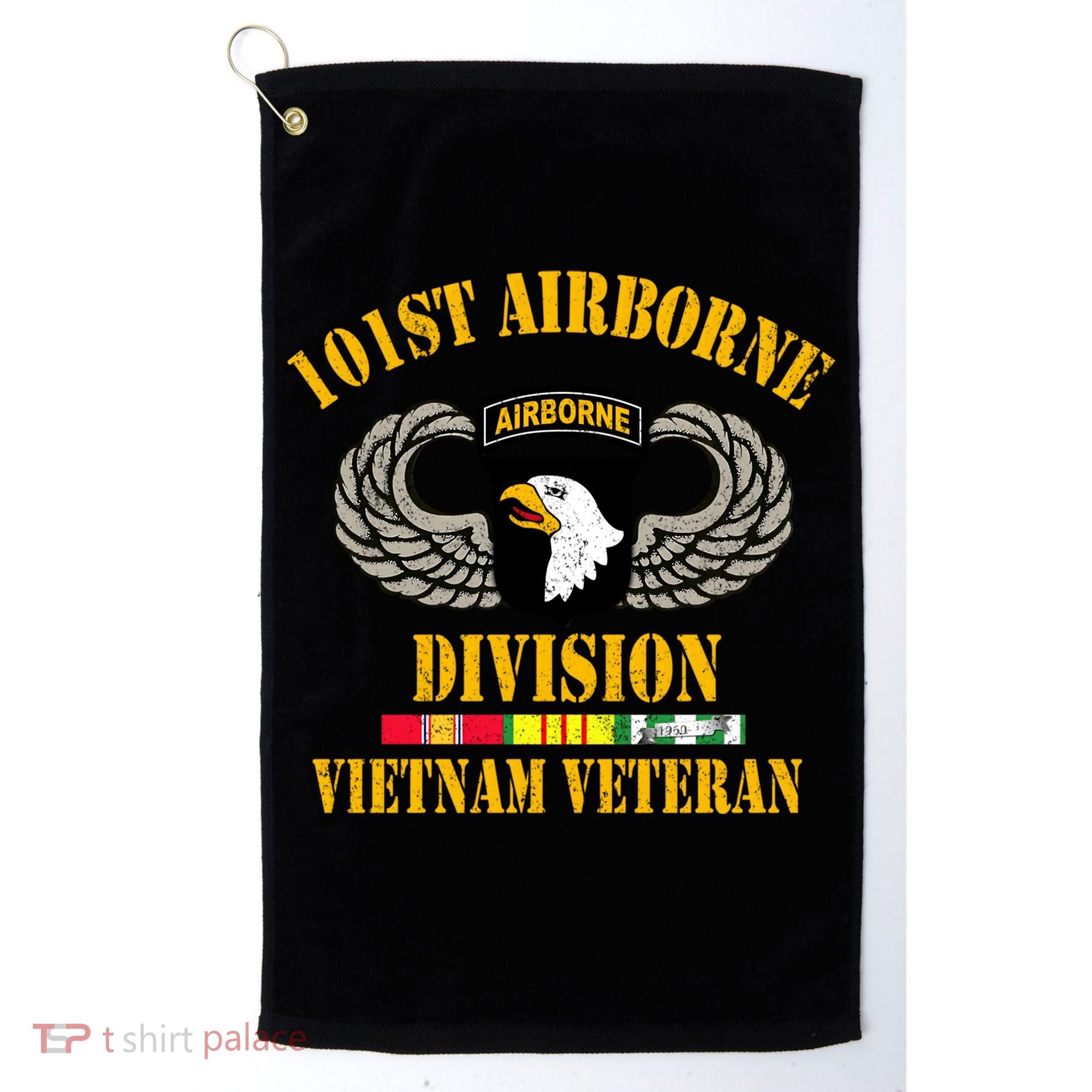 101st Airborne Division Vietnam Veteran Gift Veterans Day Gift Golf Towel