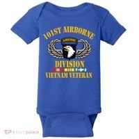 101st Airborne Division Vietnam Veteran Gift Veterans Day Gift Baby Bodysuit thumb 0
