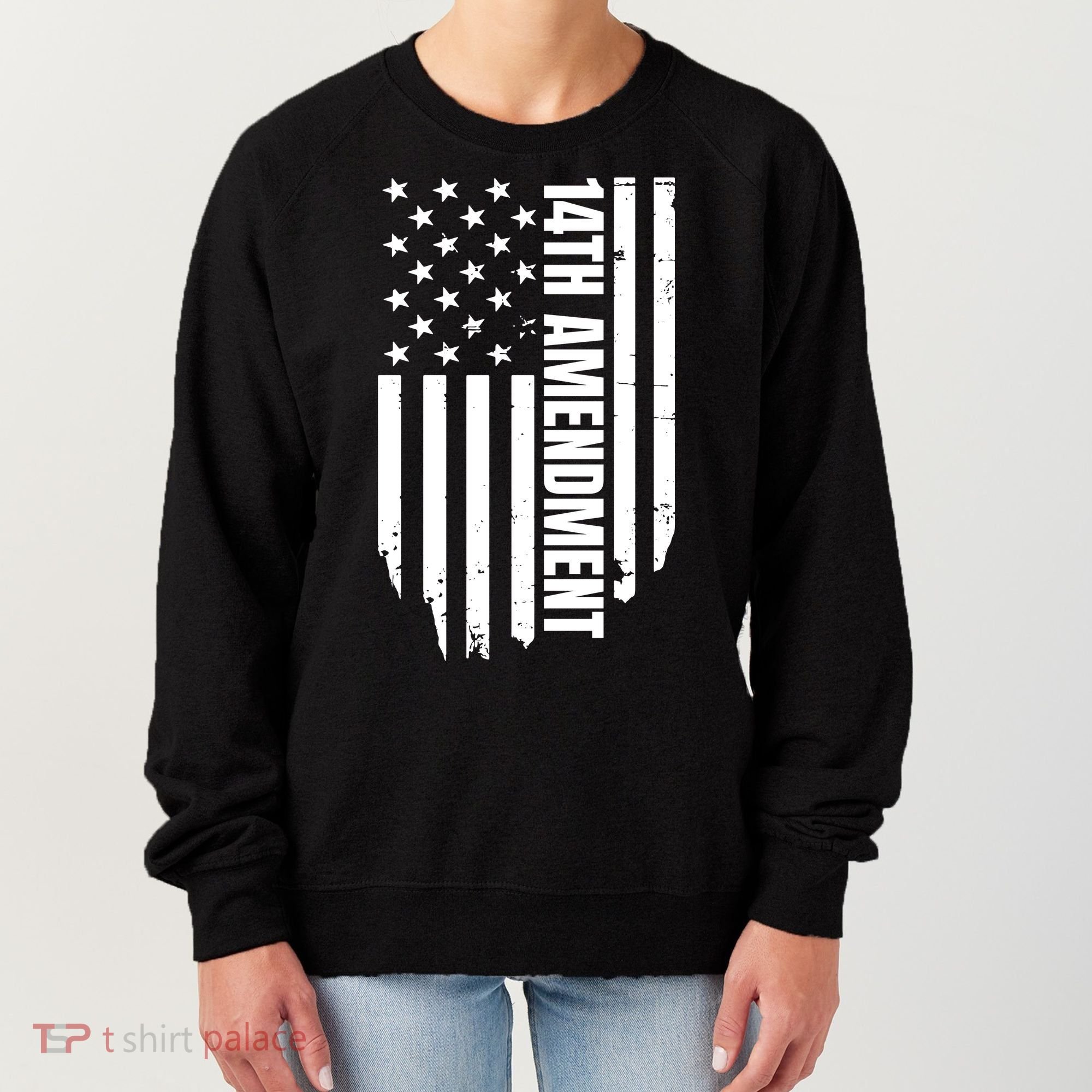 14th Amendment Flag Political America Usa Rights Women's Sweatshirt