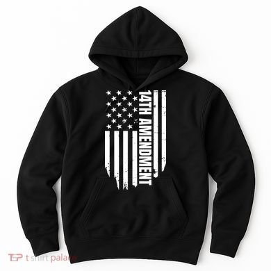 14th Amendment Flag Political America Usa Rights Hoodie