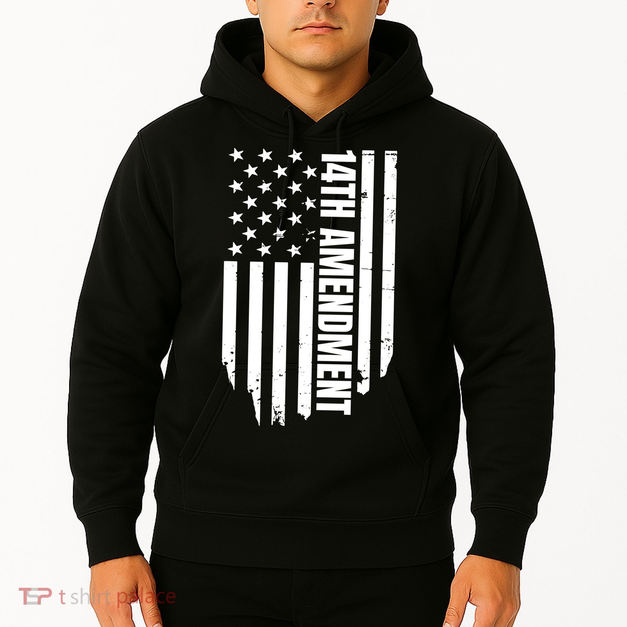 14th Amendment Flag Political America Usa Rights Hoodie