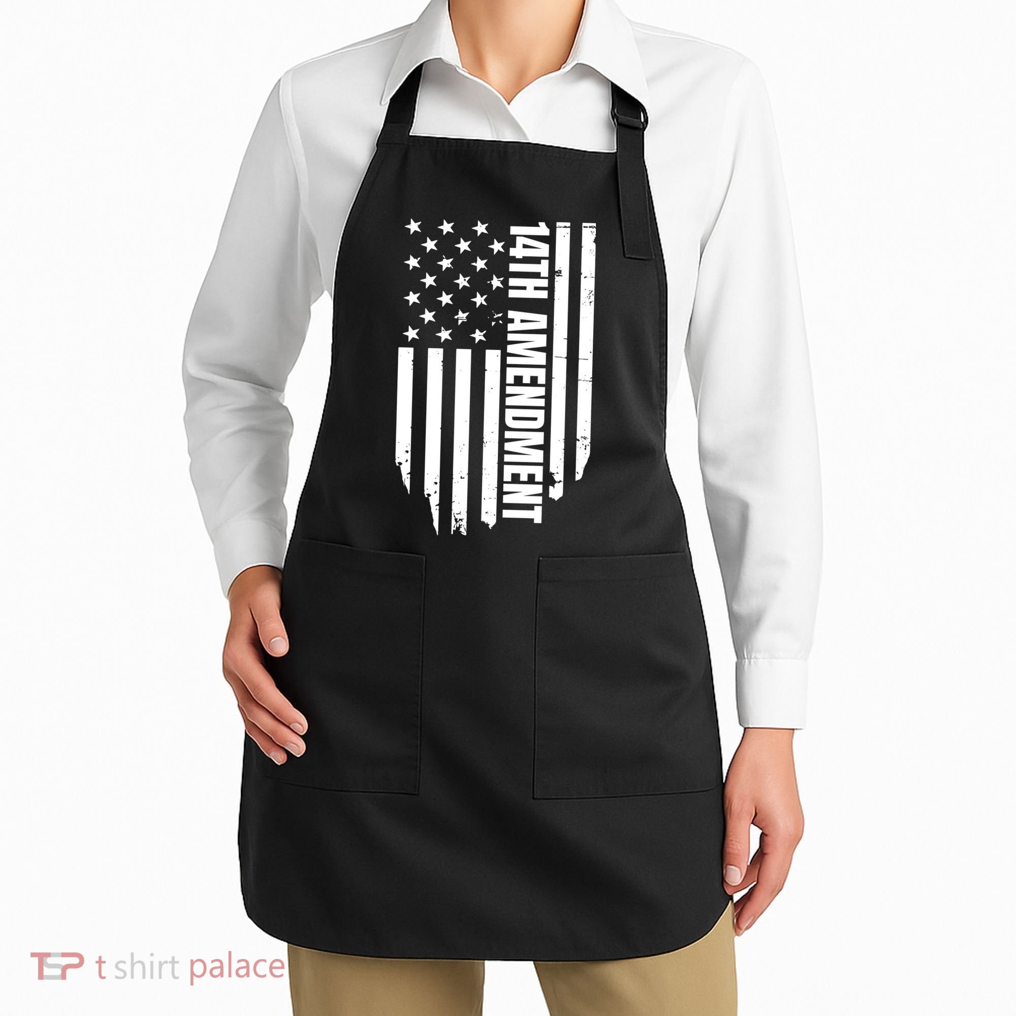 14th Amendment Flag Political America Usa Rights Apron