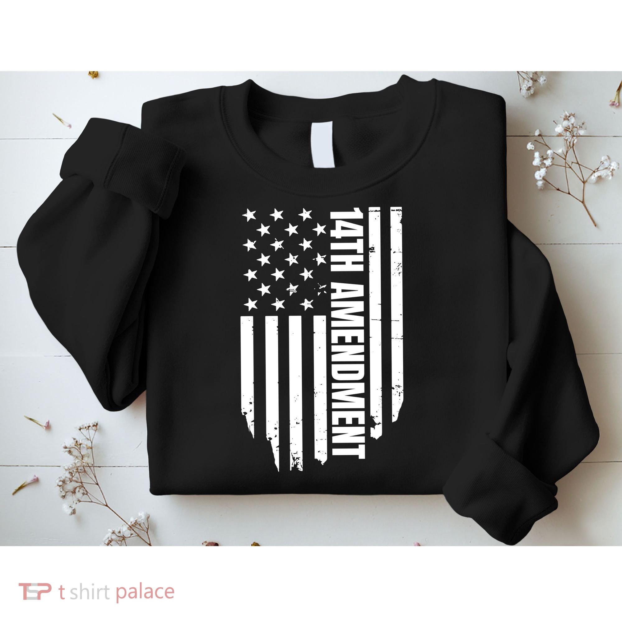 14th Amendment Flag Political America Usa Rights Sweatshirt