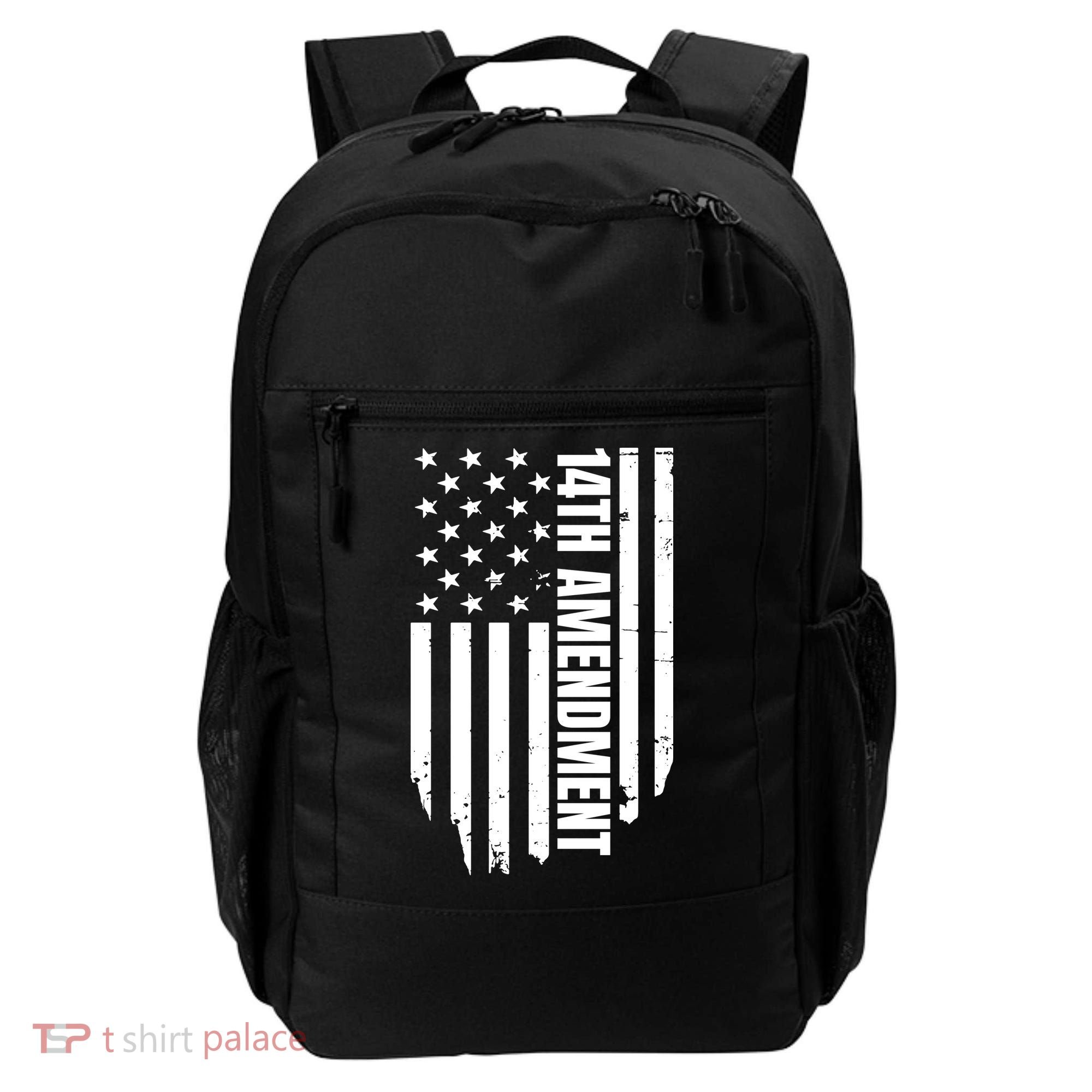 14th Amendment Flag Political America Usa Rights Backpack