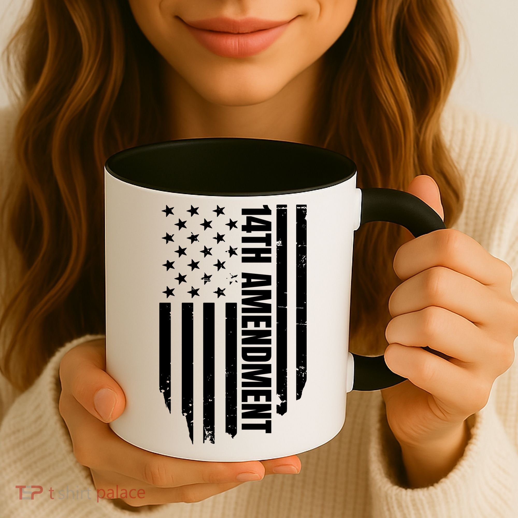 14th Amendment Flag Political America Usa Rights Coffee Mug