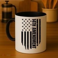 14th Amendment Flag Political America Usa Rights Coffee Mug thumb 4