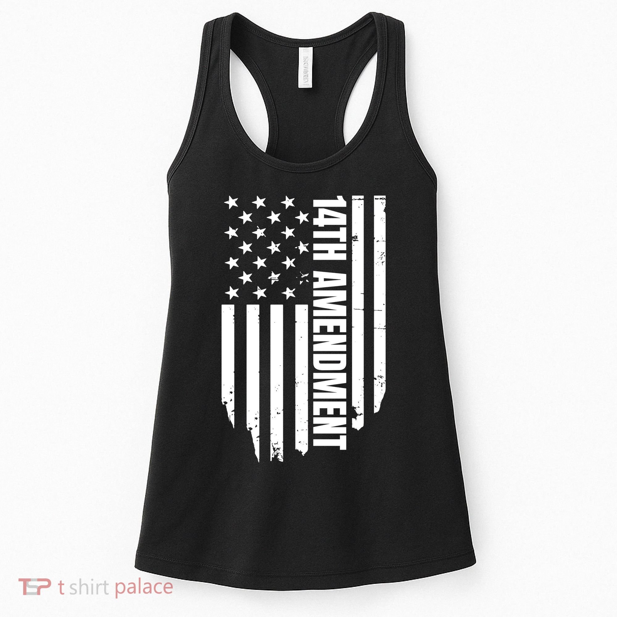 14th Amendment Flag Political America Usa Rights Women's Tank Top