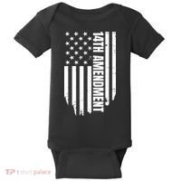 14th Amendment Flag Political America Usa Rights Baby Bodysuit thumb 0