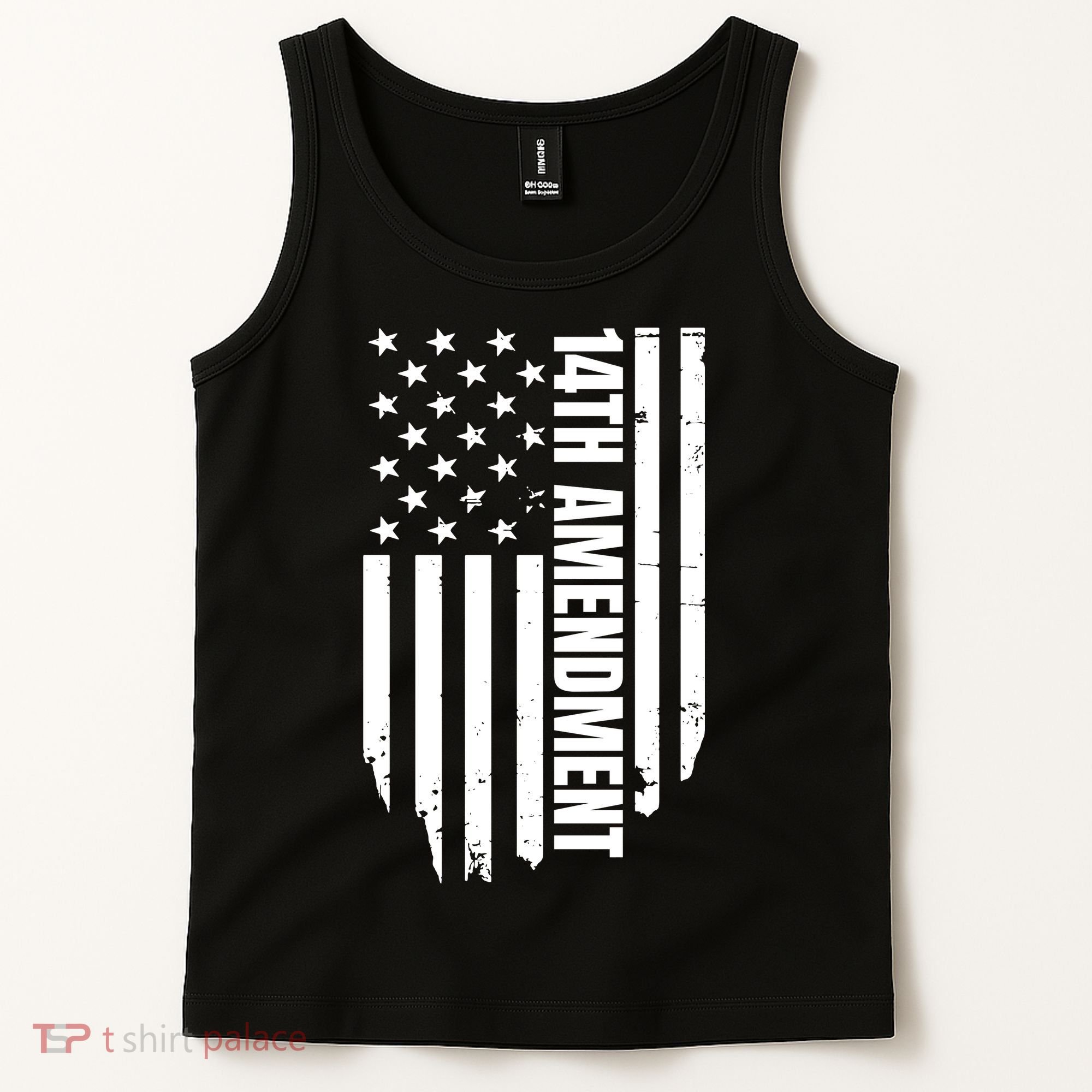 14th Amendment Flag Political America Usa Rights Tank Top