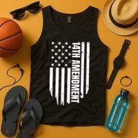 14th Amendment Flag Political America Usa Rights Tank Top thumb 4