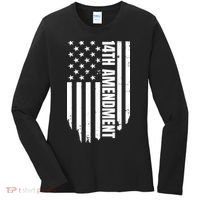 14th Amendment Flag Political America Usa Rights Women's Long Sleeve Shirt thumb 0